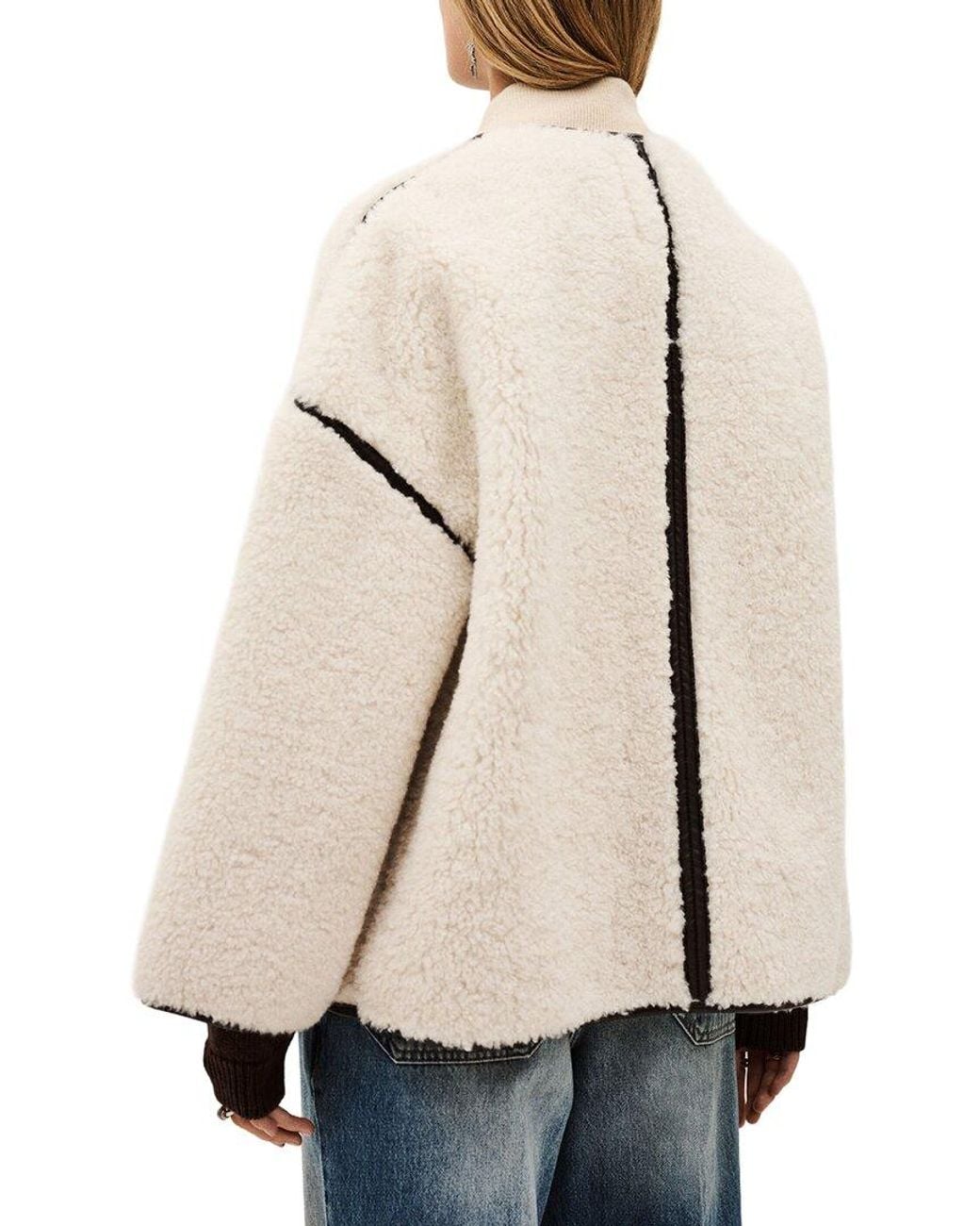 Ba&sh Natural Manteau Maury Coat