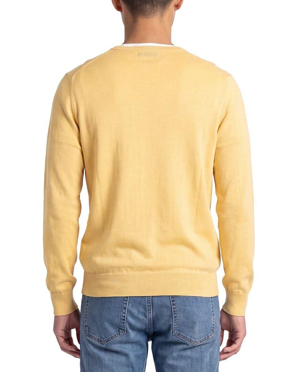 Gran Sasso Blue Wool Crewneck Sweater for men