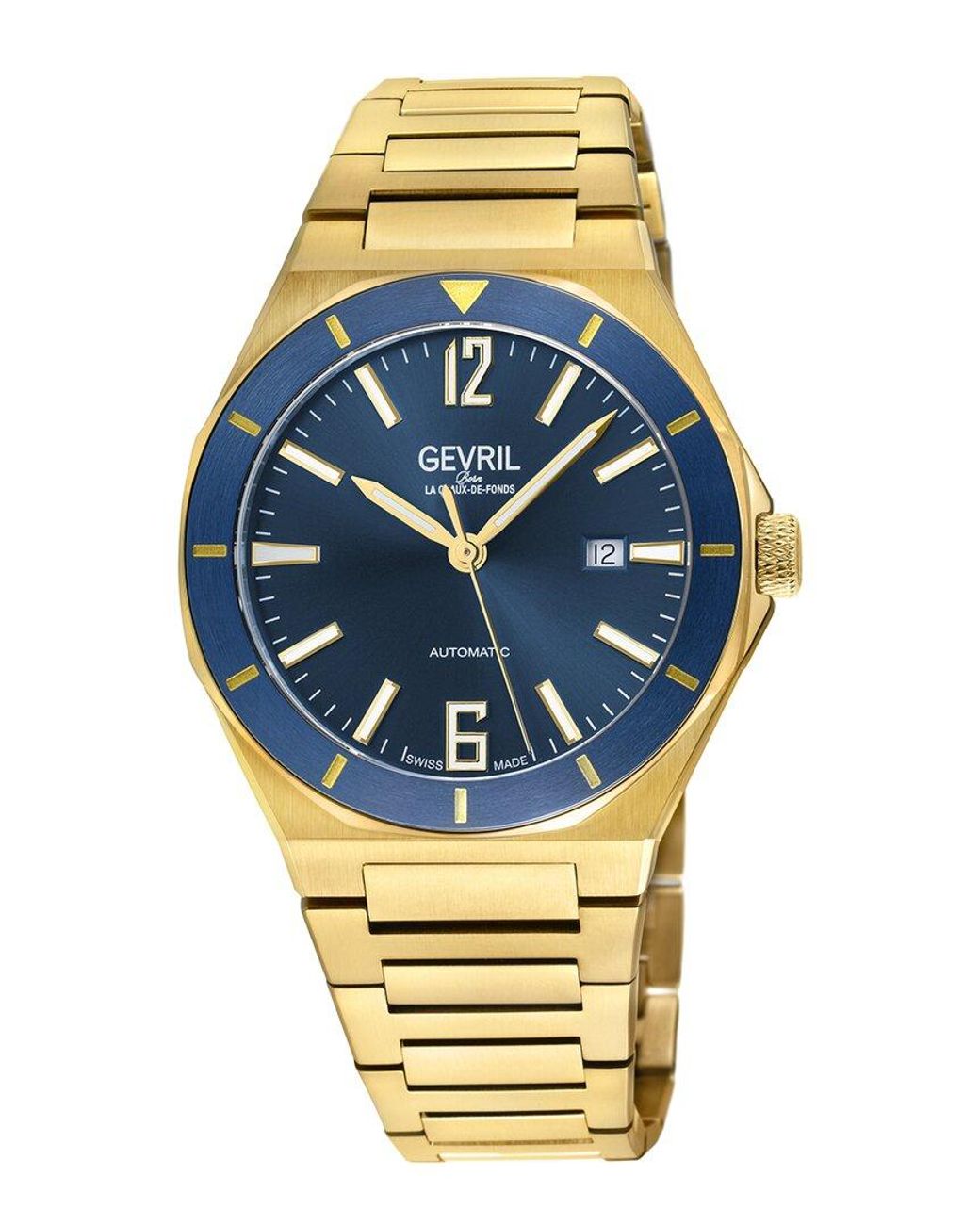 Gevril Metallic High Line Watch for men