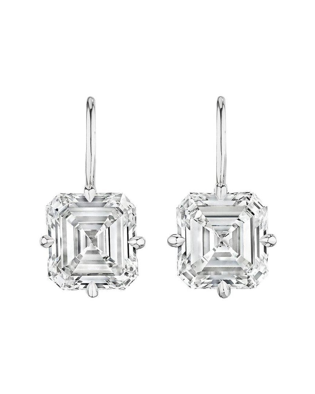Lab Grown Diamonds White 14K 6.00 Ct. Tw. Lab-Grown Diamond Earrings