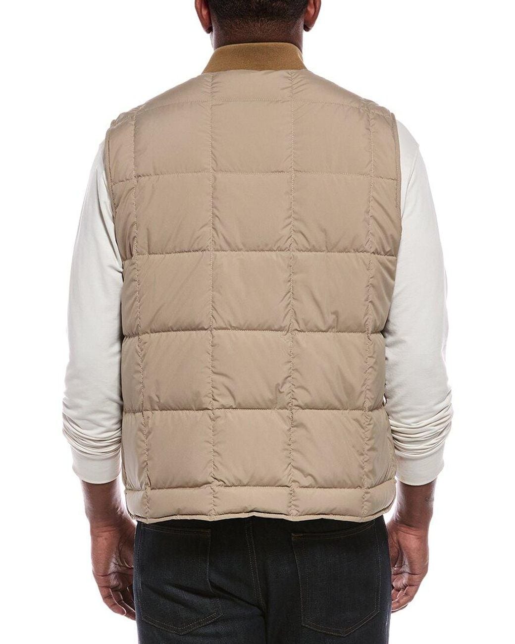 Moncler Natural Down Vest for men