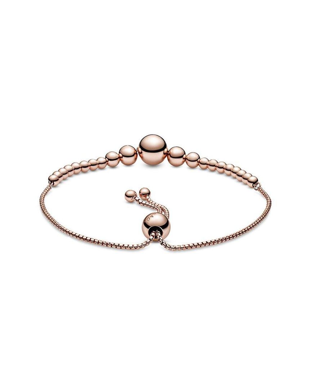 Amazon.com: Savlano 925 Sterling Silver 14K Gold Plated Italian Solid  Adjustable Bolo Bead Ball Slider Bracelet Comes With Gift Box for Women -  Made in Italy (White): Clothing, Shoes & Jewelry