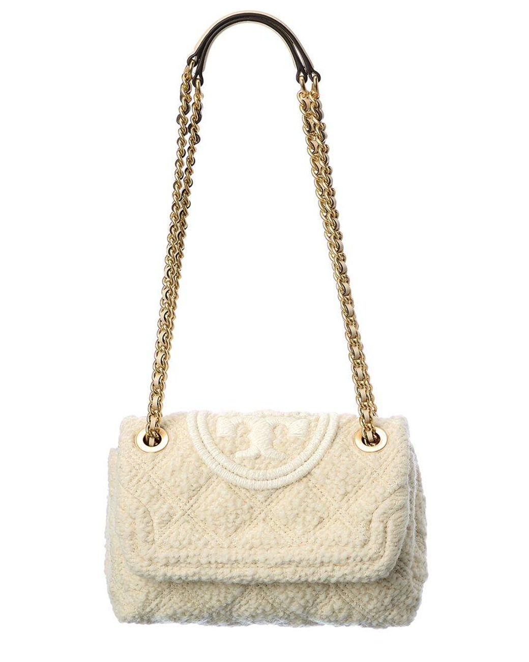 Tory Burch Fleming Soft Boucle Small Convertible Shoulder Bag in Natural |  Lyst Canada