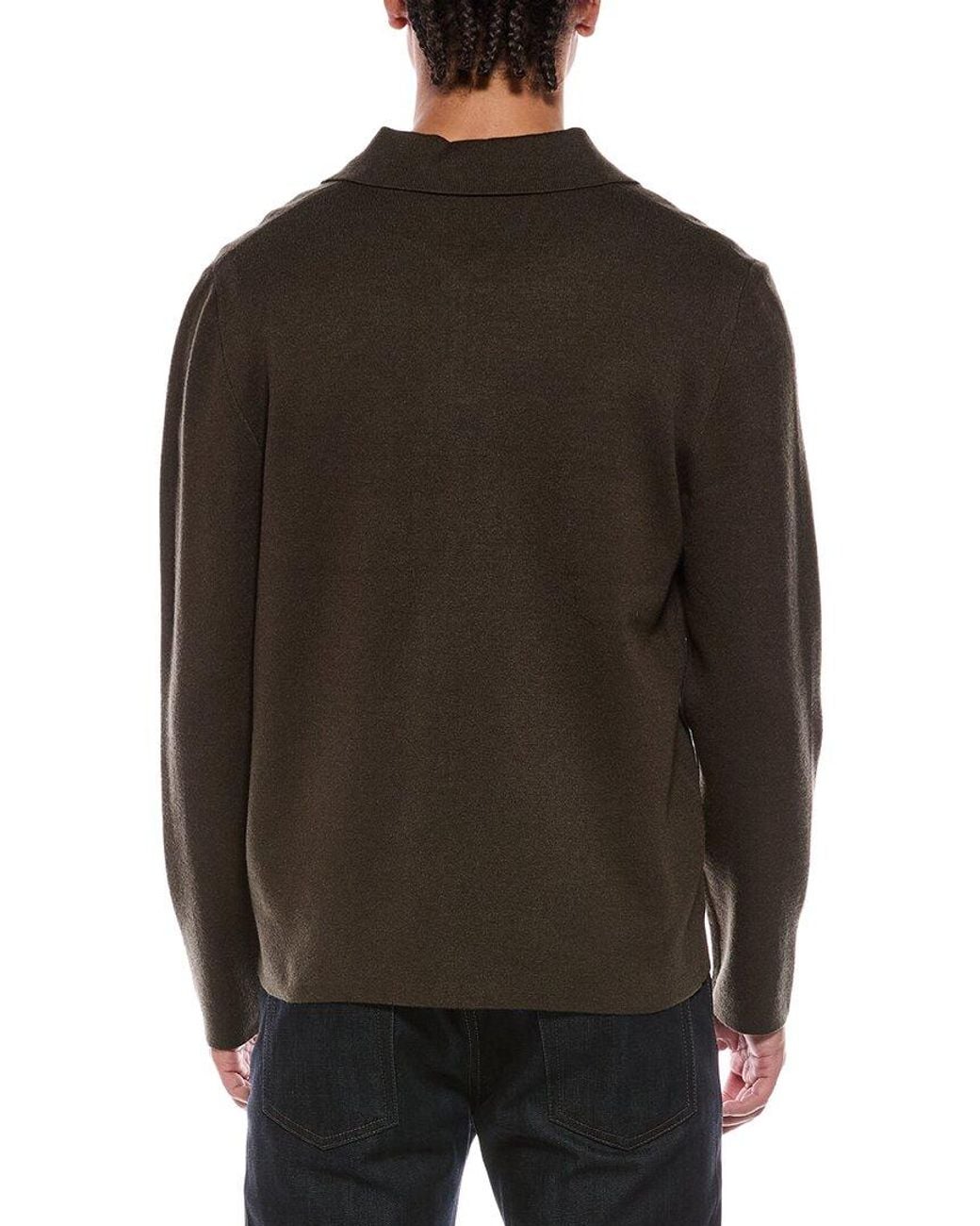 Jason Wu Gray Full Zip Sweater for men