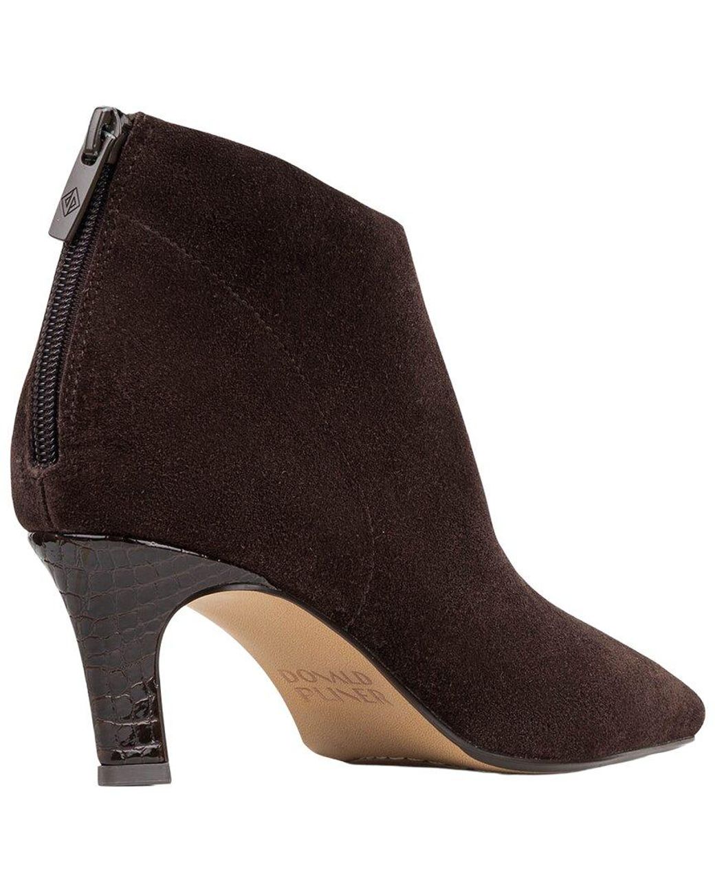Donald J Pliner Brown Bryanna 02 Suede Bootie
