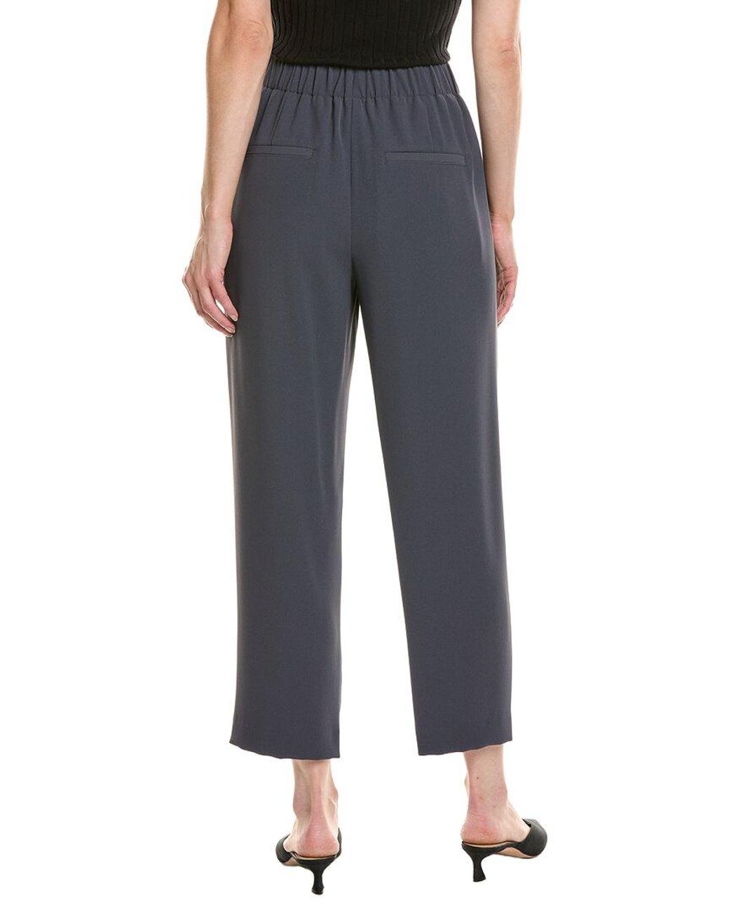 Vince Blue Mid Rise Tapered Pant