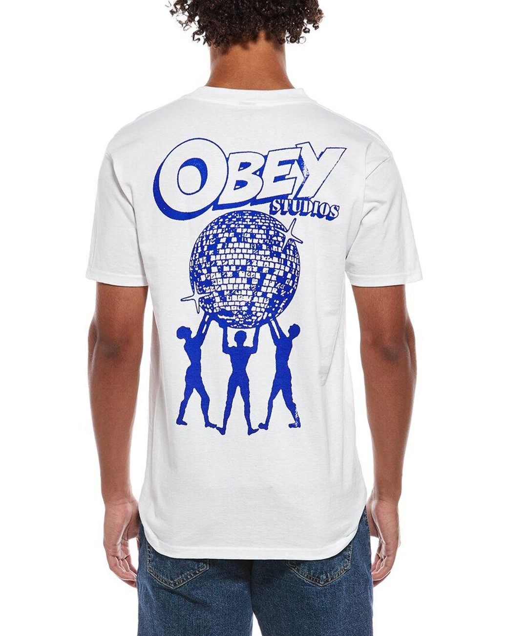Obey White T-Shirt for men