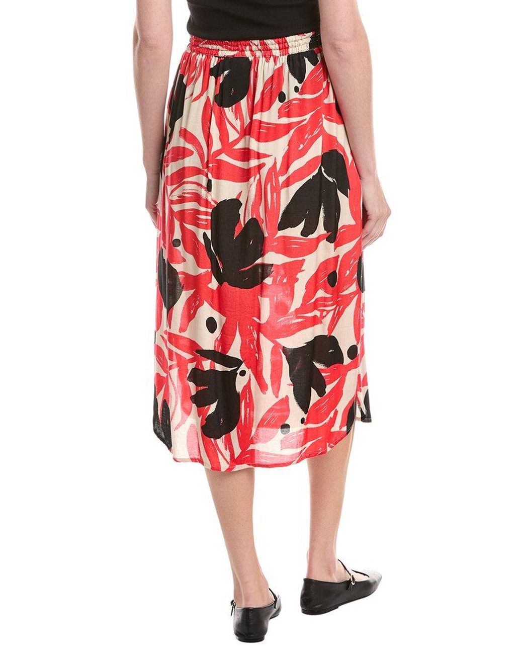 Masai Red Printed Skirt