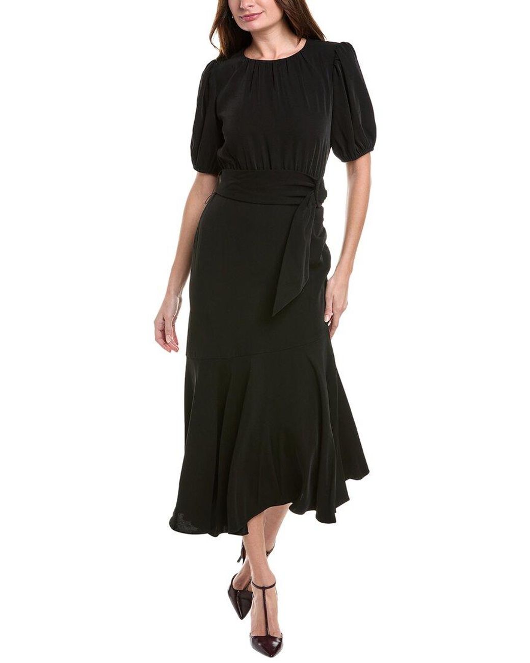 Sachin & Babi Black Camila Midi Dress