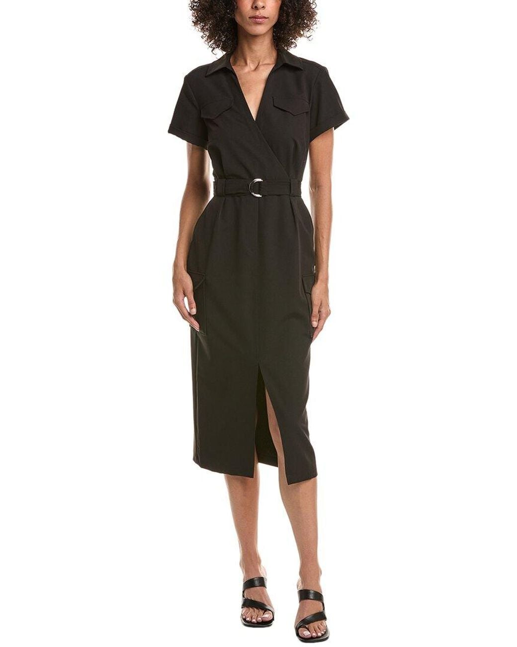10 Crosby Derek Lam Green Lucy Utility Shirtdress