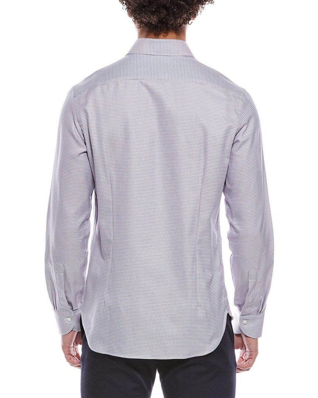 Canali Gray Dress Shirt for men
