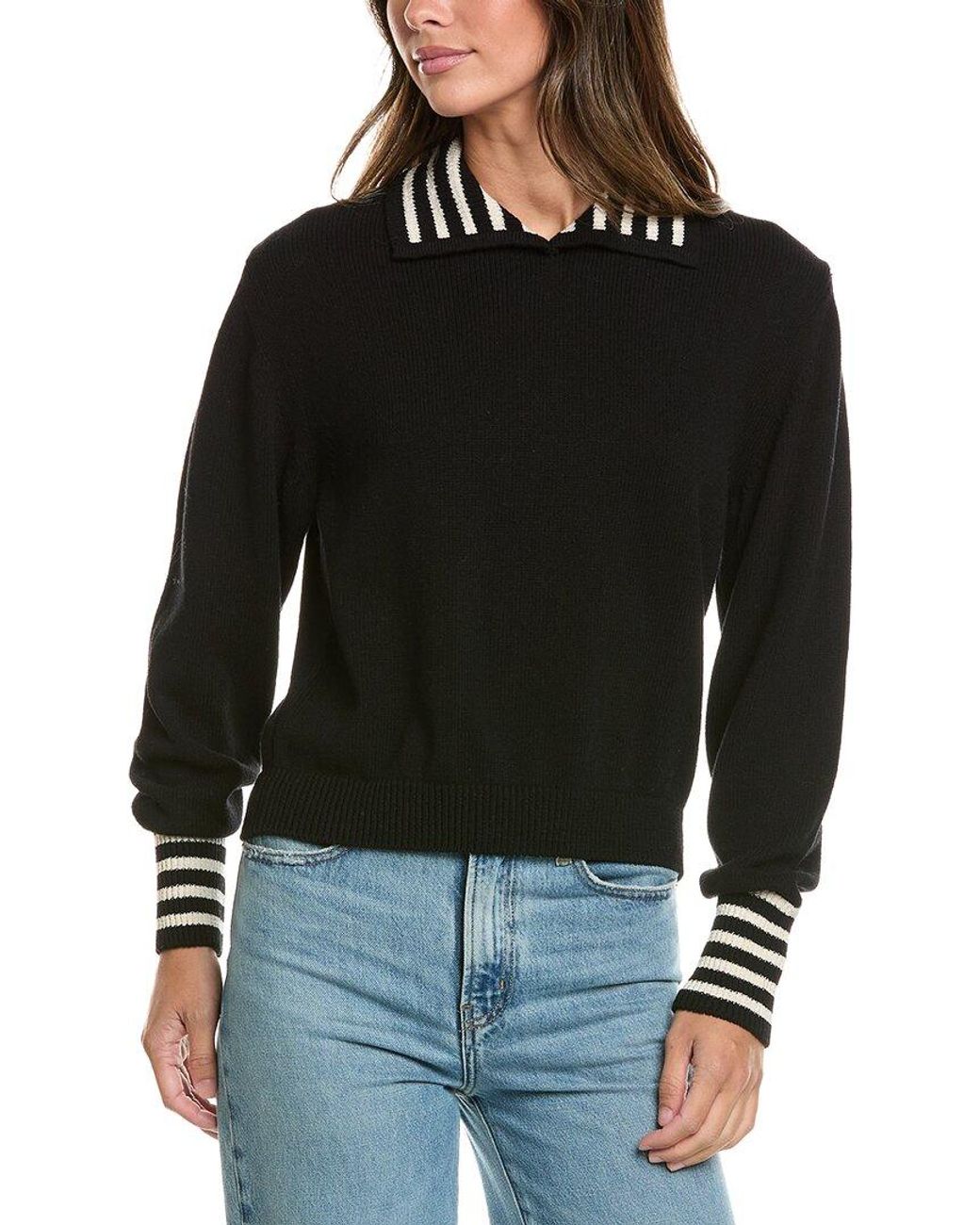 FRAME Black Frame The Sailor Pullover