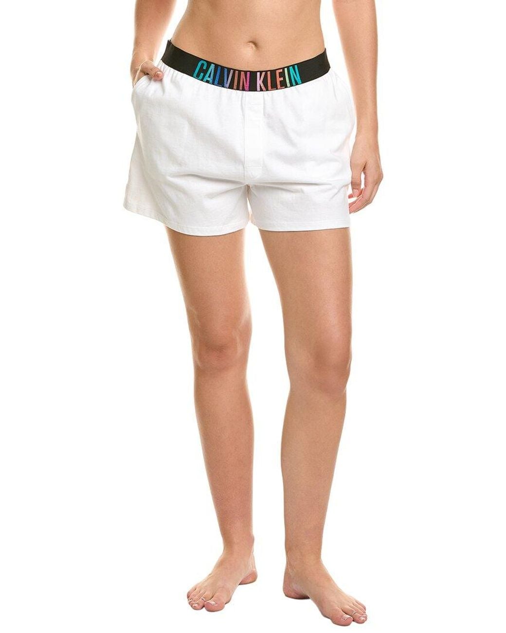 Calvin Klein White Pride Sleep Short