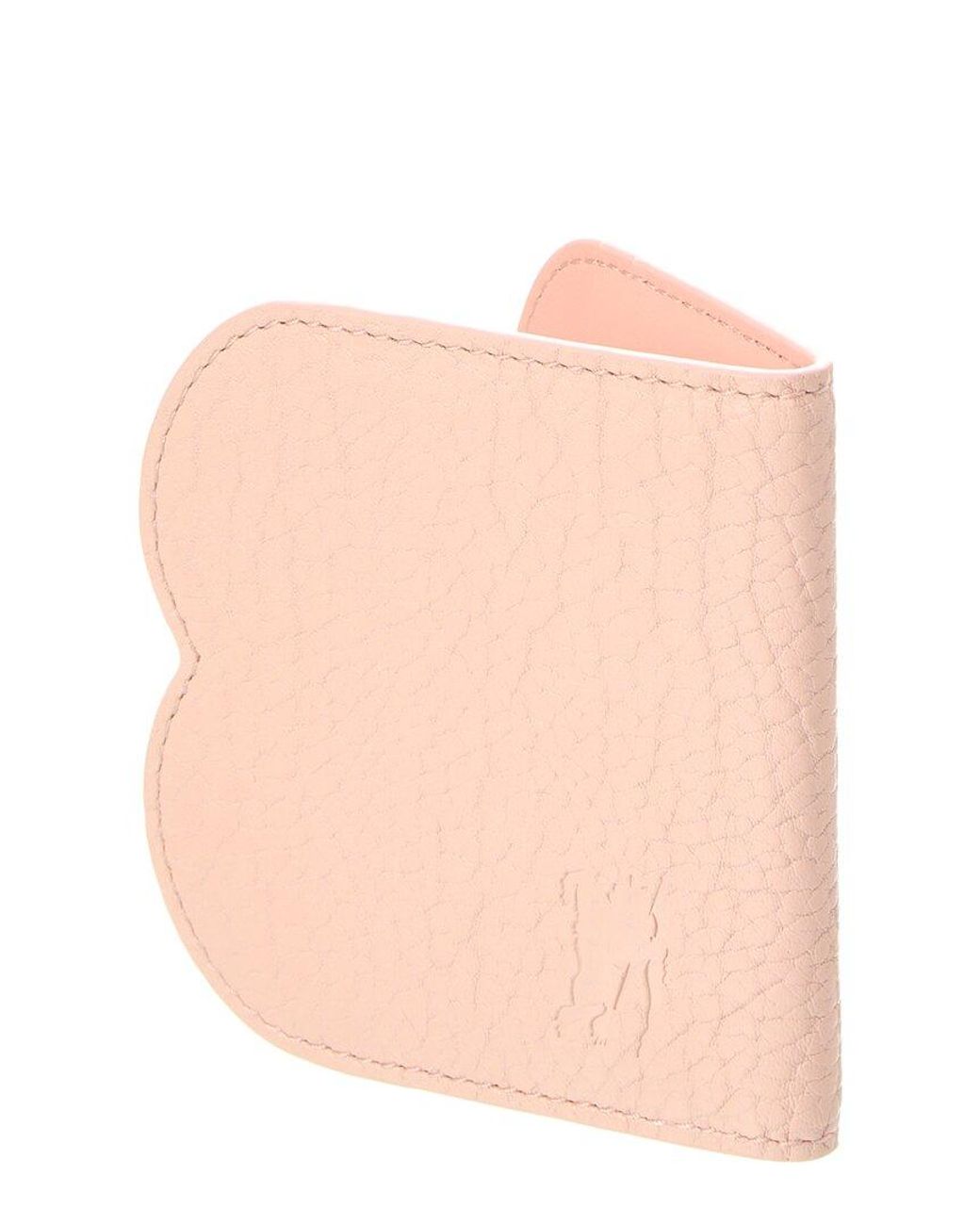 Burberry Pink Chess Leather Card Holder