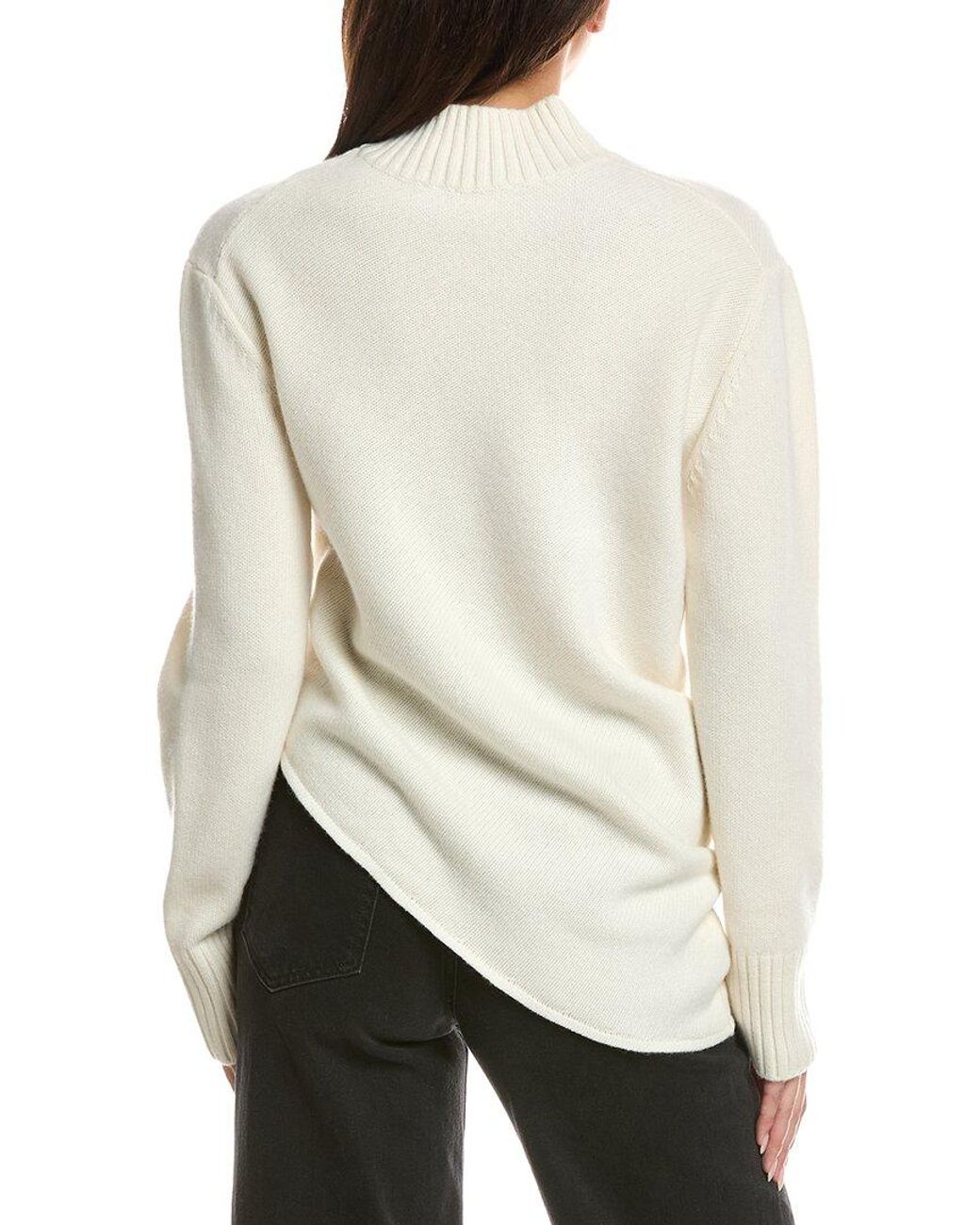 A.L.C. White Naomi Wool Sweater