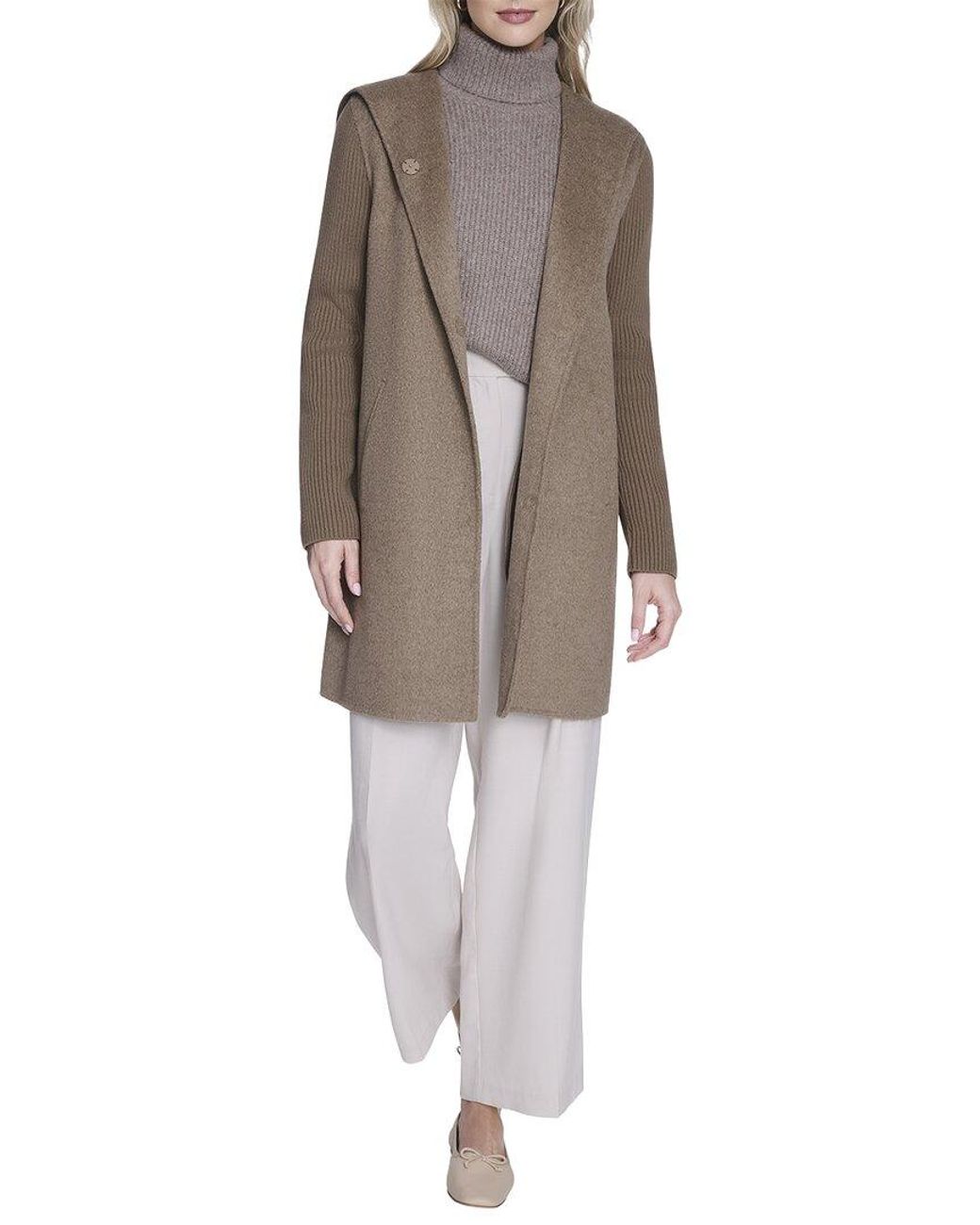 Kenneth Cole Multicolor Ladies Sb Hood Coat