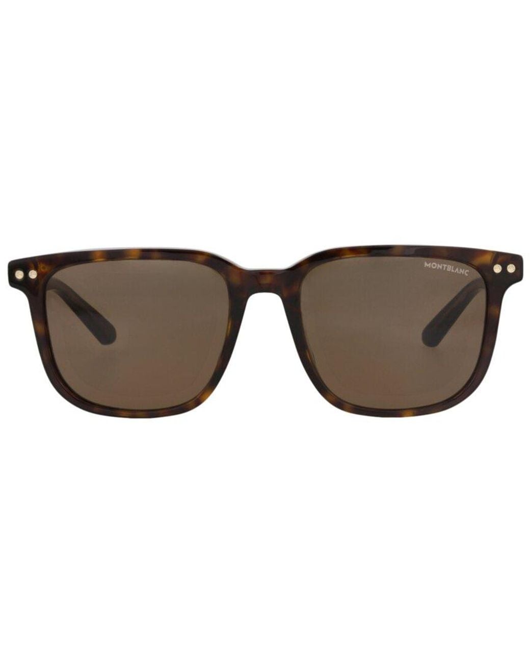 Montblanc Brown Mb0258Sa 55Mm Sunglasses for men