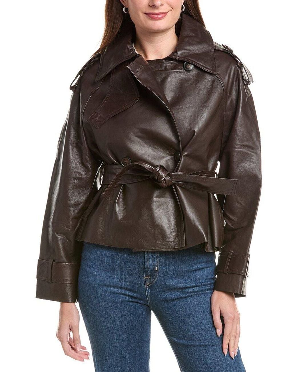 Walter Baker Black Eliana Leather Jacket