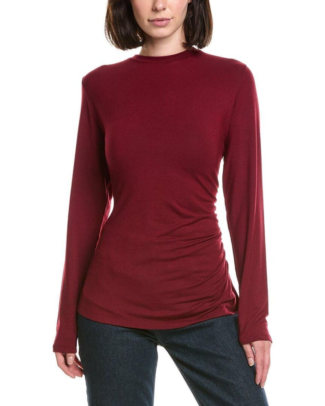 Vince Red Crewneck Top