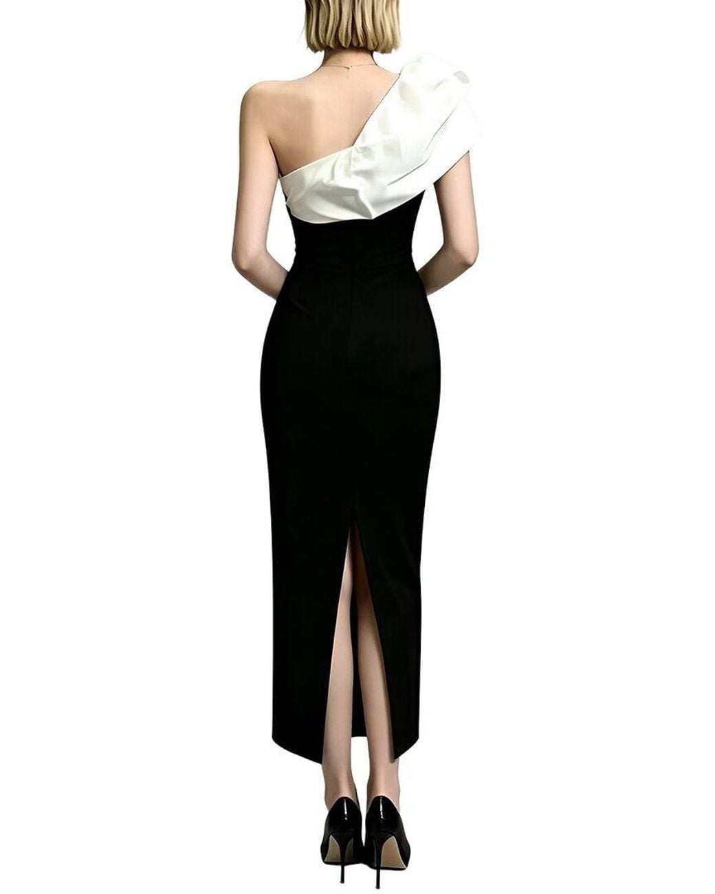 Linda Charm Black Maxi Dress