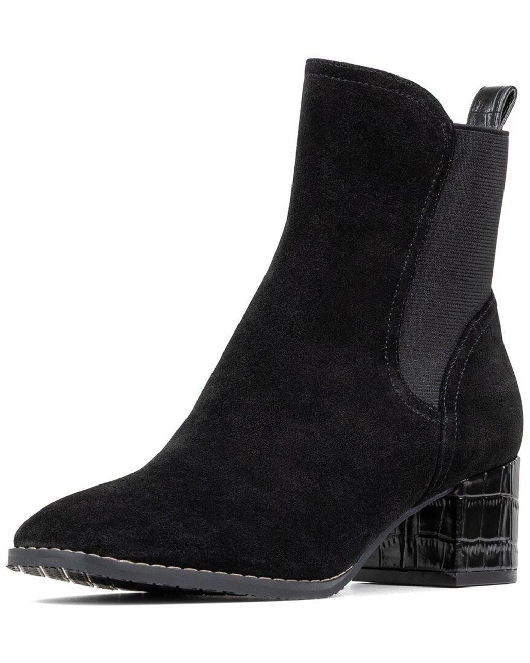 Donald J Pliner Black Kizmet Leather Bootie