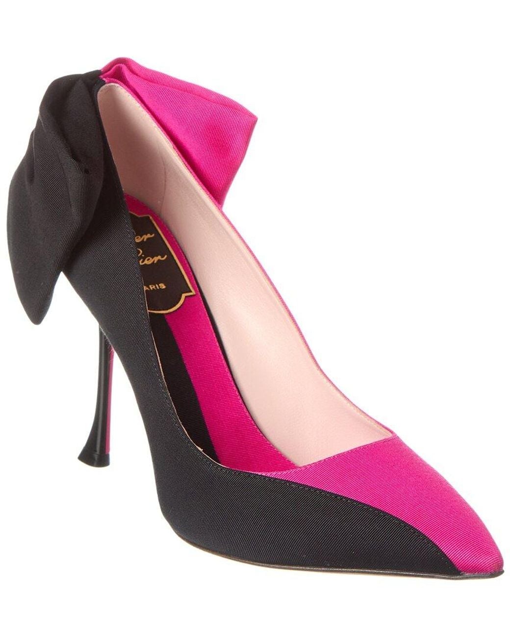 Roger Vivier Pink Canvas Pump