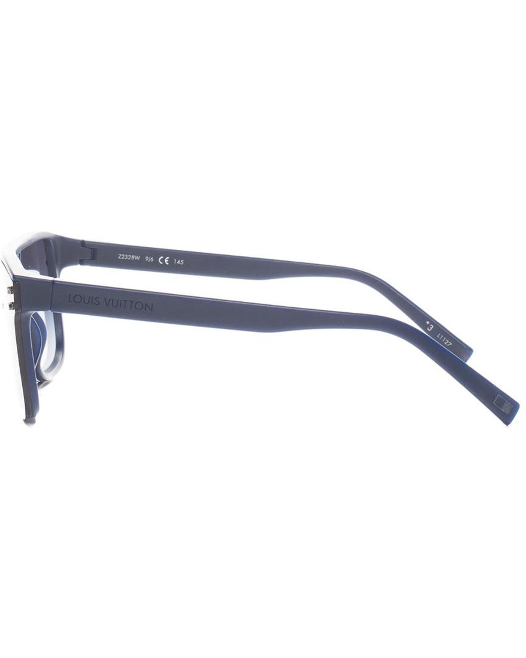 Louis Vuitton LV Waimea Square Sunglasses Blue Plastic. Size E