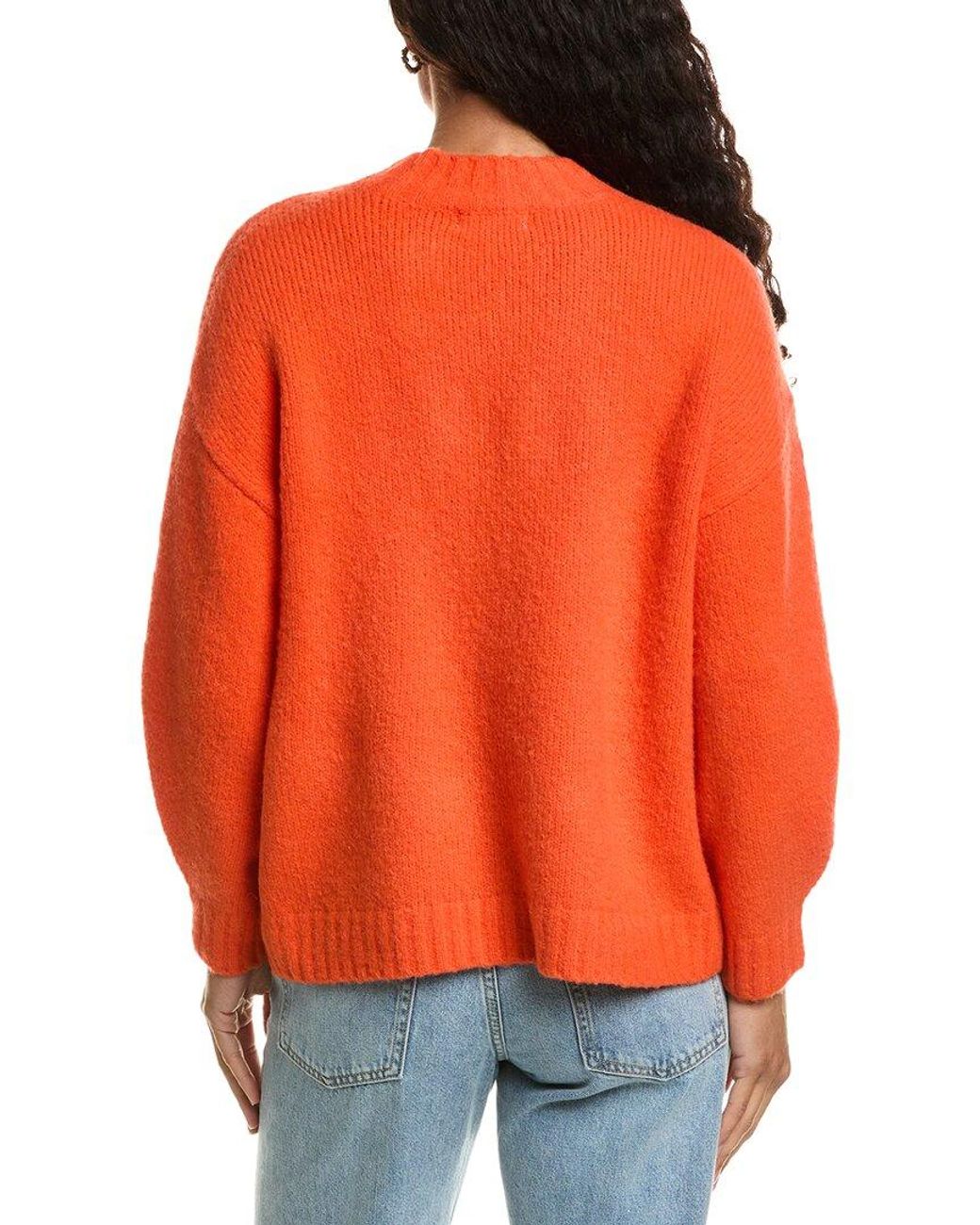 LaBiz Orange Wool & Alpaca-blend Sweater