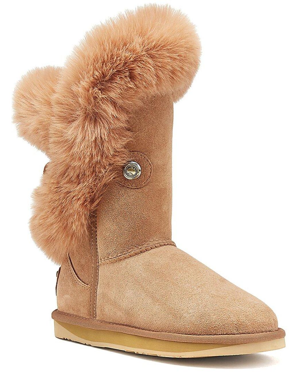 Australia Luxe Nordic Suede Boot in Brown Lyst