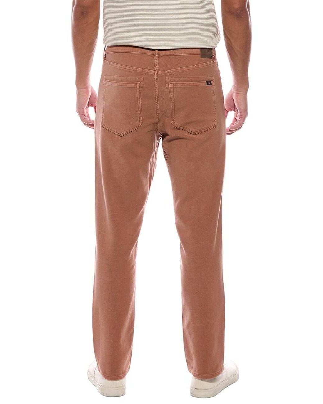 Faherty Brand Red Stretch Terry 5-Pocket Pant for men