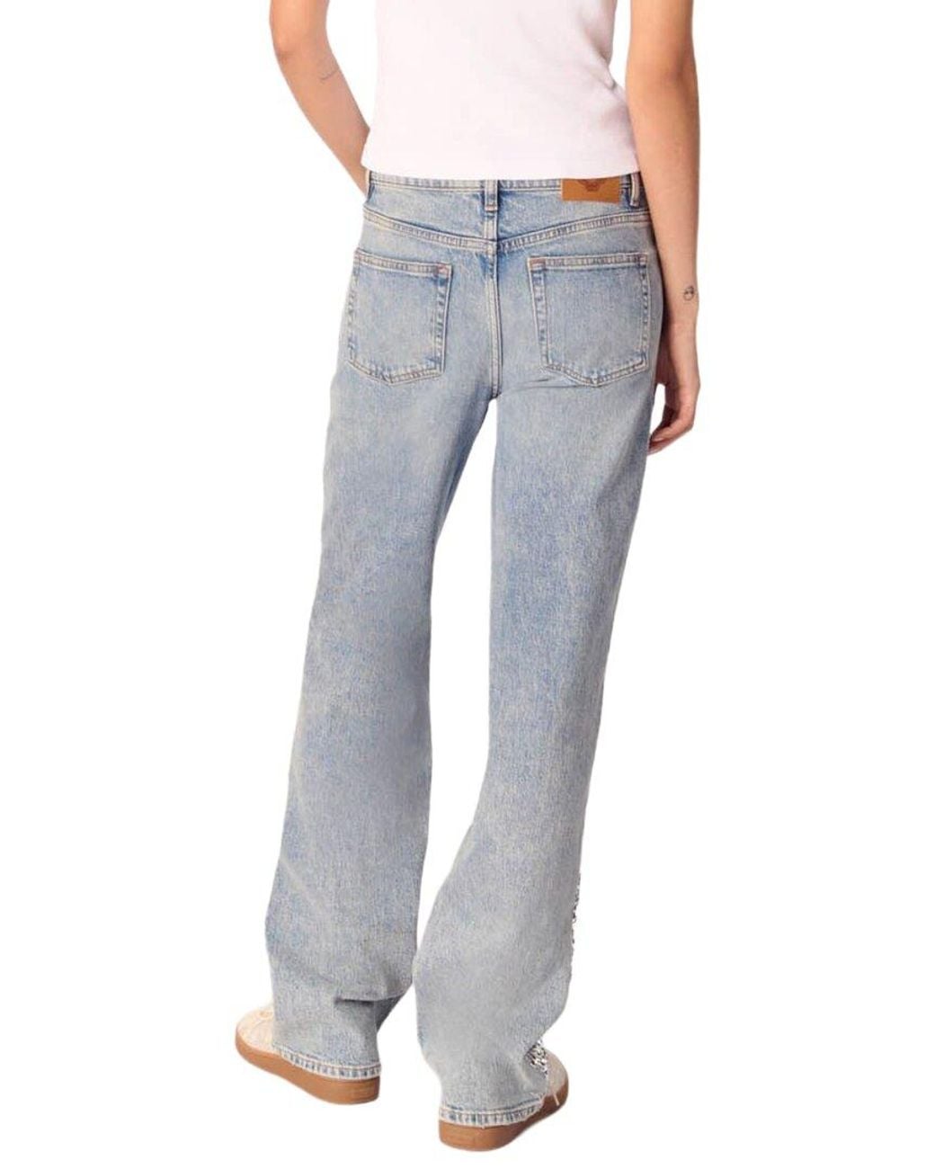 Maje Gray Sequin Jeans