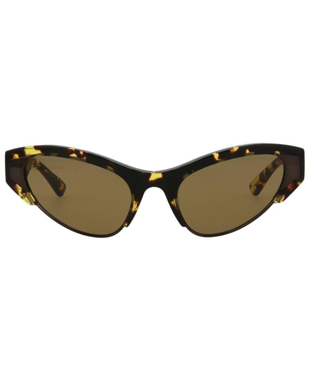 Bottega Veneta Brown Bv1102s 53mm Sunglasses