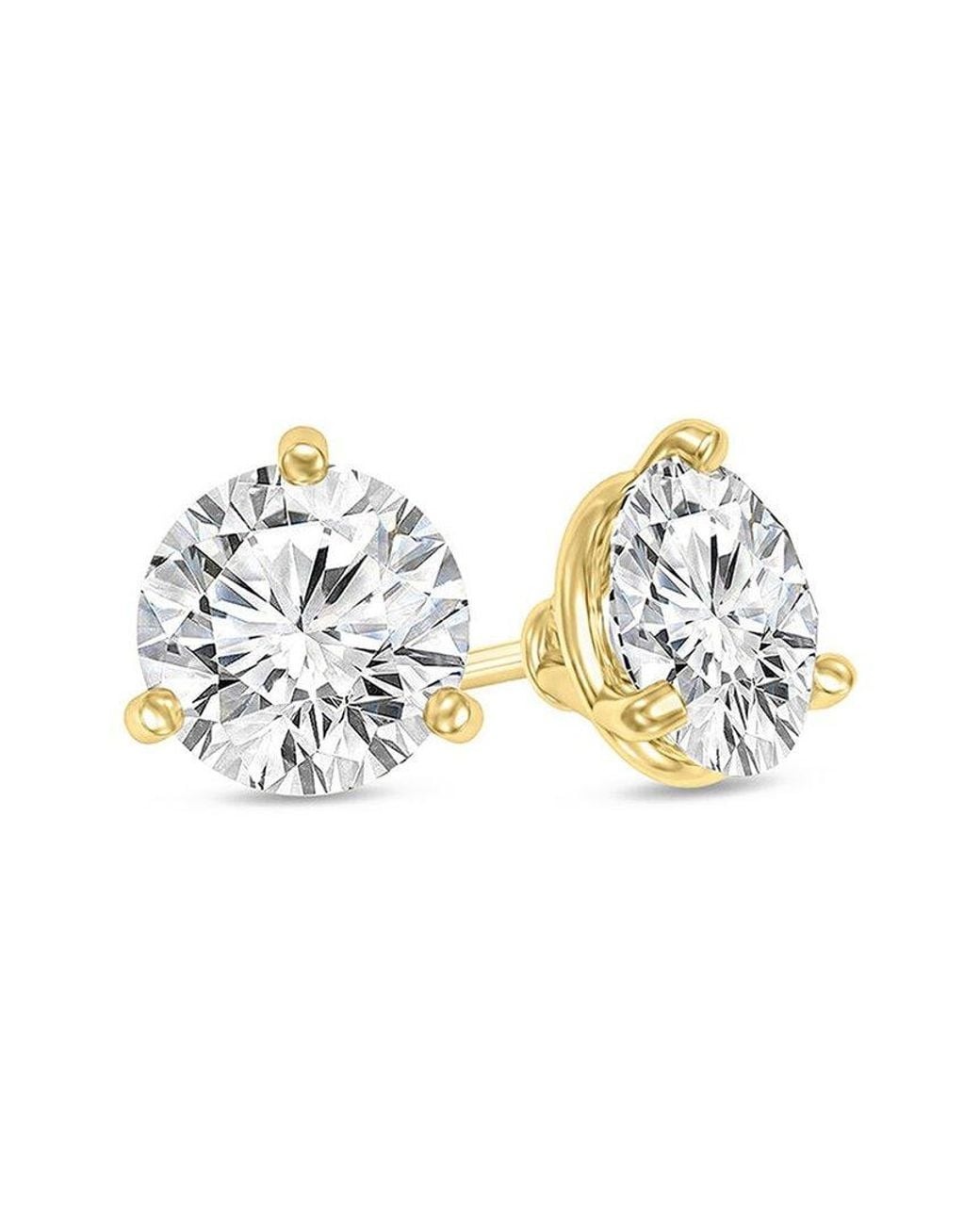 Lab Grown Diamonds White 14K 2.00 Ct. Tw. Lab-Grown Diamond Earrings