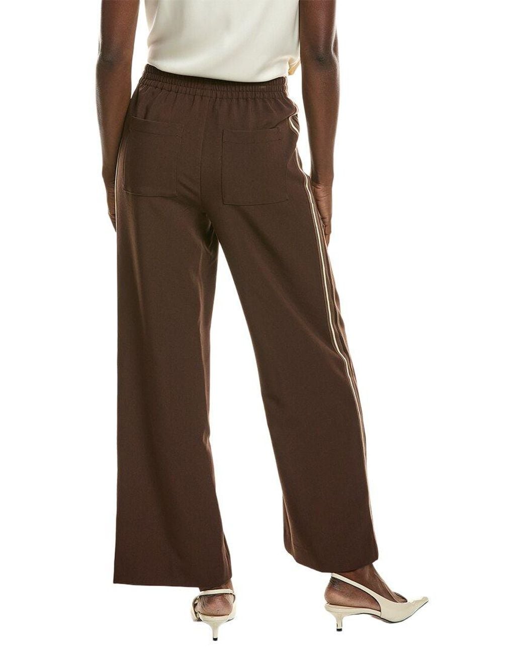 Reiss Brown Robyn Casual Trouser