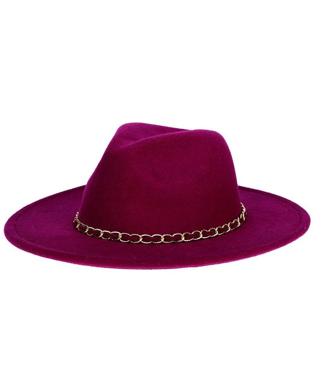 San Diego Hat Red Chain Fedora