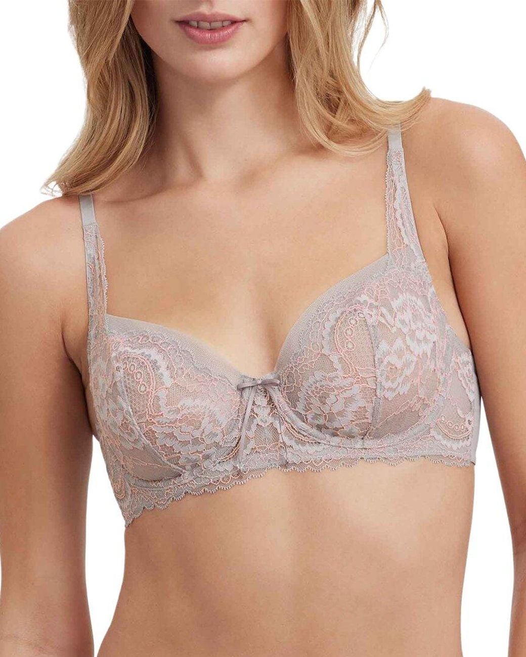 Skarlett Blue Brown Minx Lace Balconette Bra