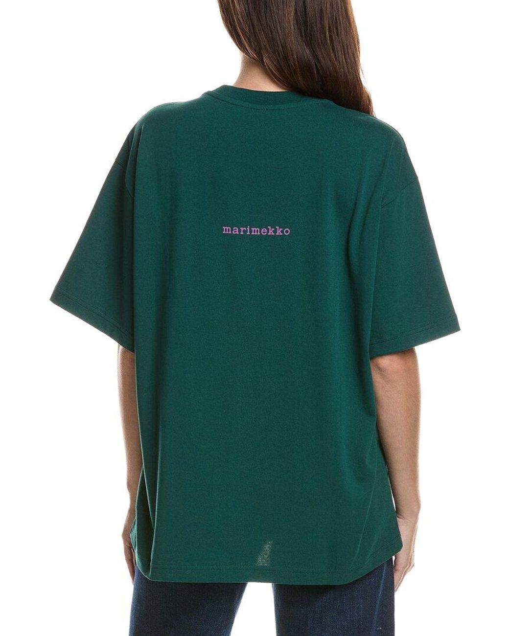 Marimekko Green Linjat Vihkiruusu Top