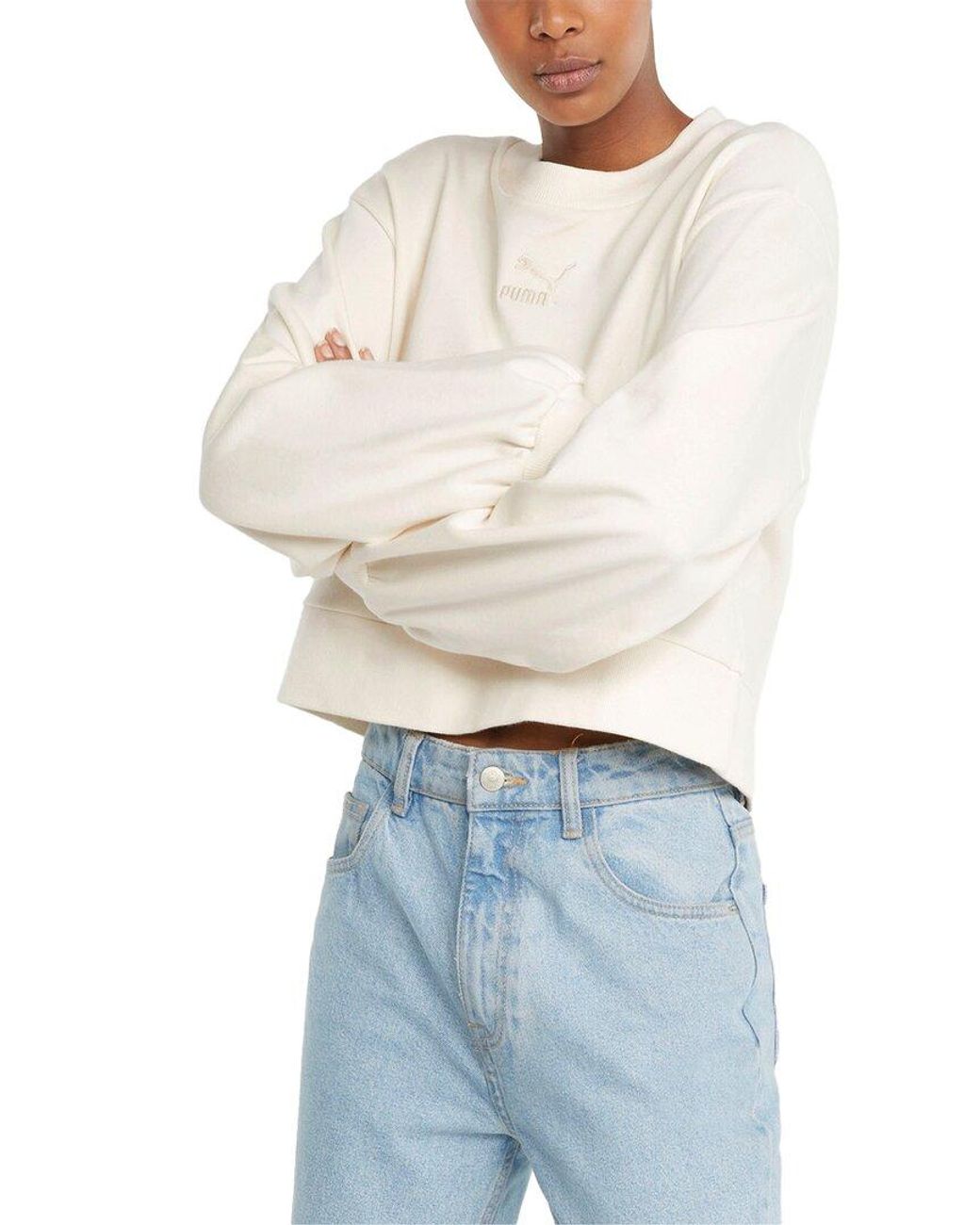 PUMA Classics Puff Sleeve Crew Neck 