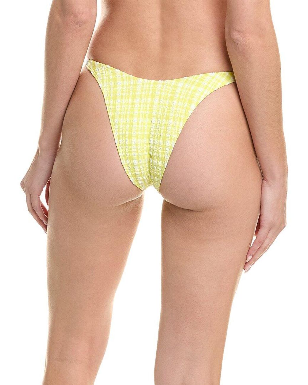 LSPACE Yellow Cherie Bitsy Bikini Bottom