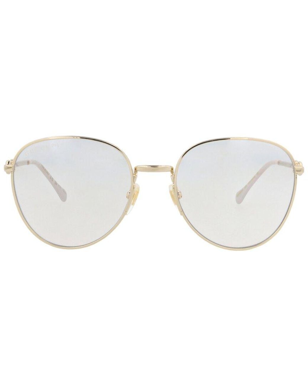 Gucci White Gg0880S 51Mm Sunglasses