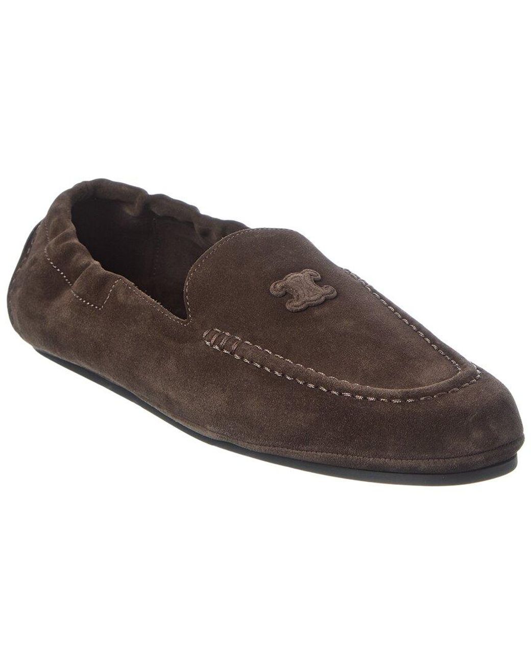 Céline Brown Adam Suede Loafer for men