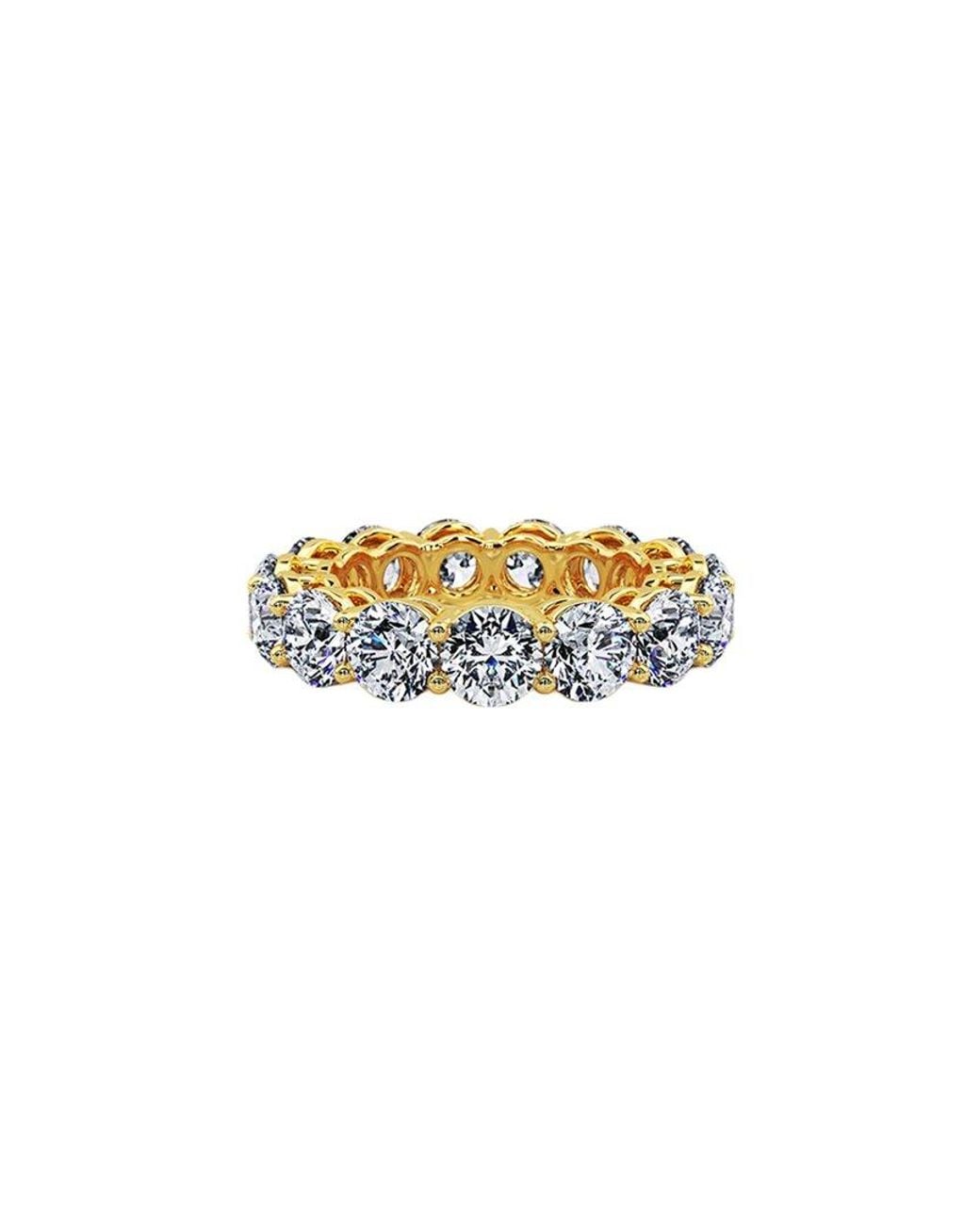 Lab Grown Diamonds White 14K 8.20 Ct. Tw. Lab-Grown Diamond Eternity Ring