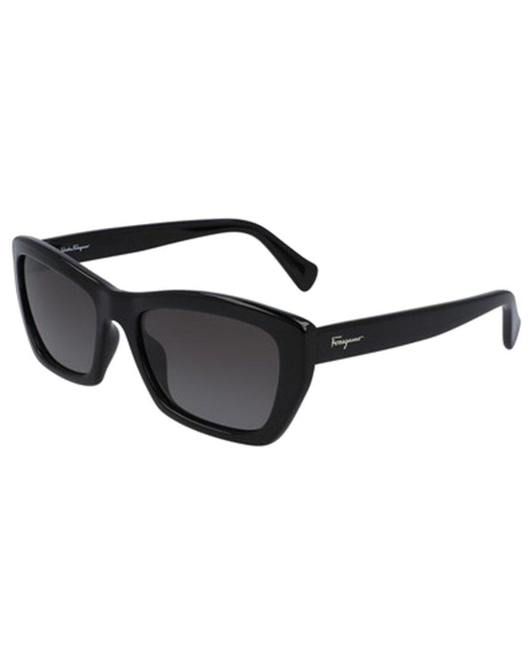 Ferragamo Black Sf958s 55mm Sunglasses
