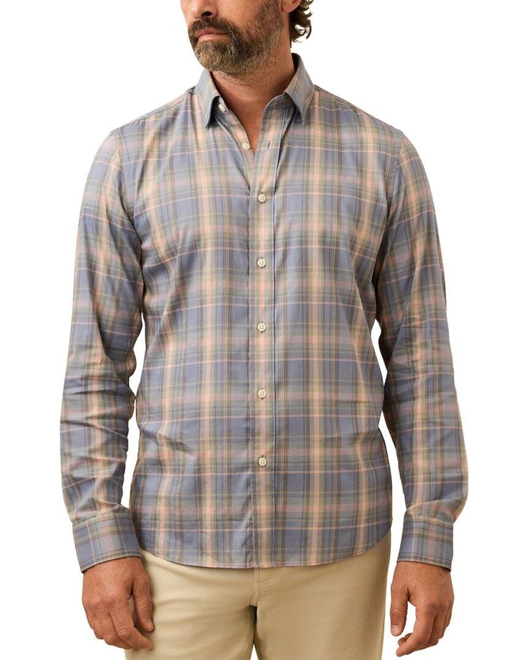 Faherty Brand Gray The Movement Shirt for men