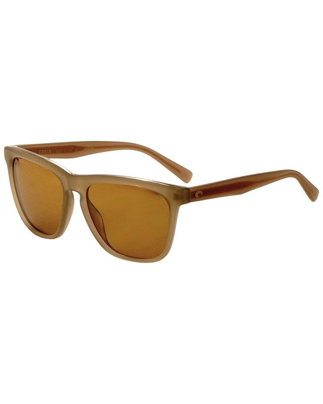 Costa Del Mar Brown Ulu 56Mm Sunglasses