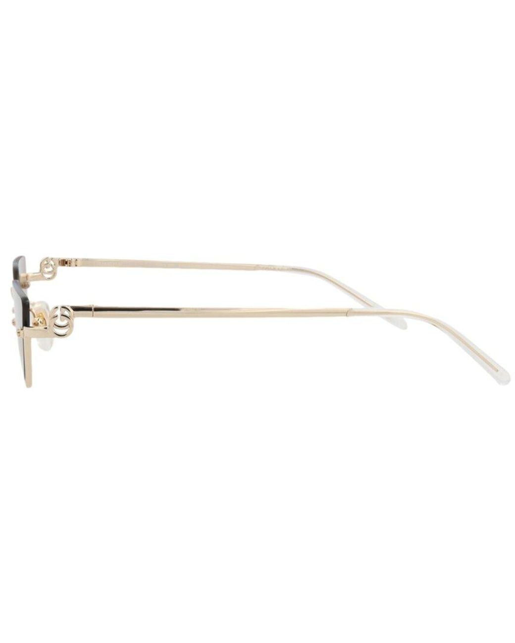 Gucci White Gg1603S 53Mm Sunglasses