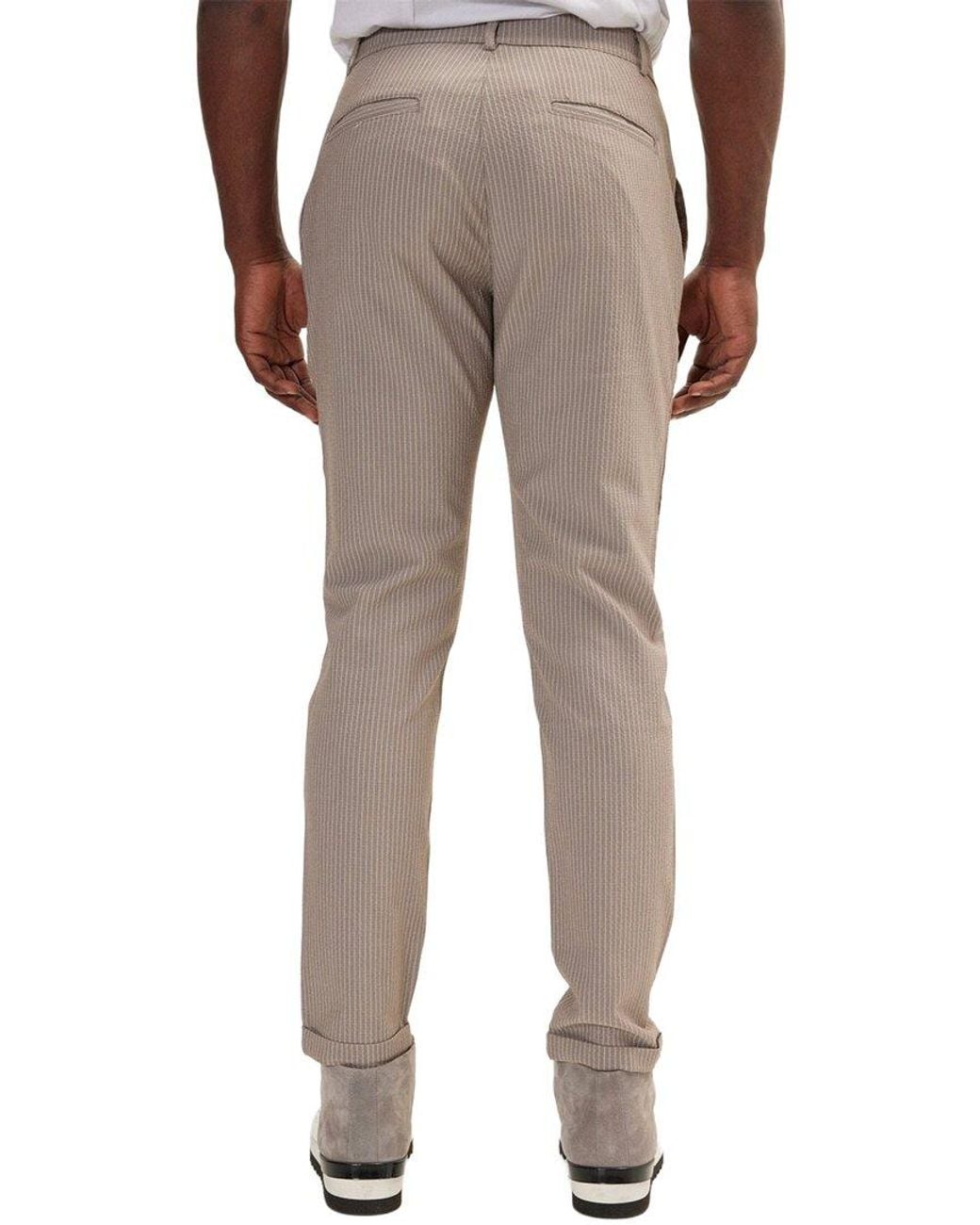 Ron Tomson Natural Lightweight Casual Pant for men