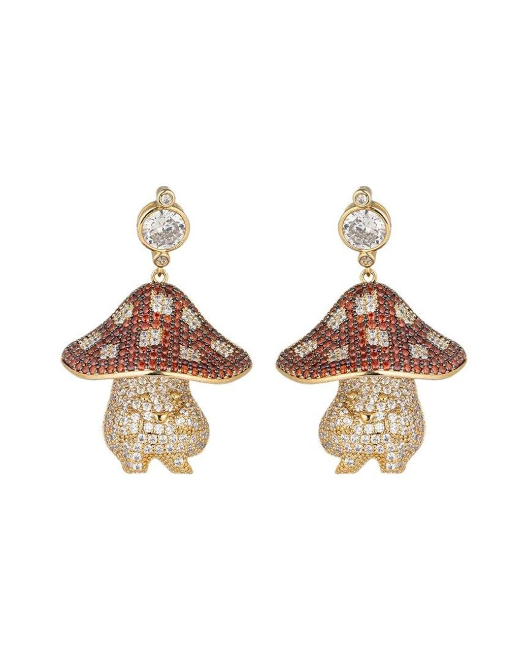 Eye Candy LA Multicolor The Luxe Collection Cz Drop Earrings