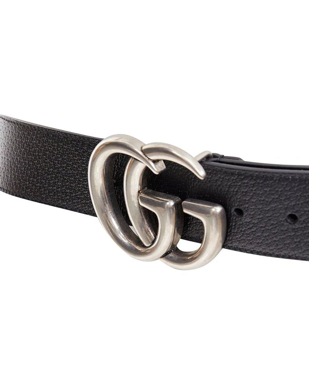 Gucci Black Monogram Wide Belt (authentic Pre-loved)