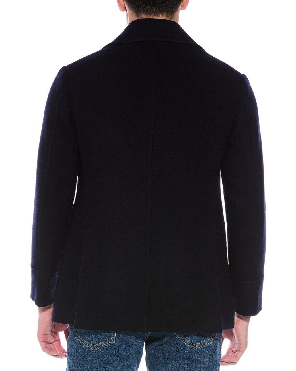 Brunello Cucinelli Blue Wool & Cashmere-Blend Jacket for men